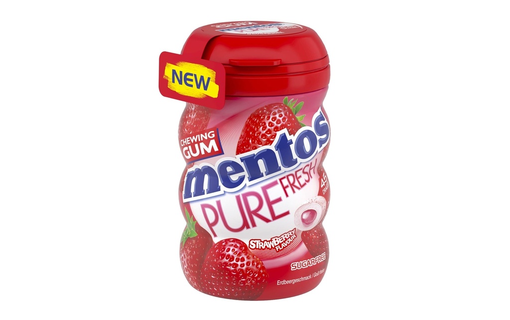 Mentos Chewing-gum Pure Fresh Strawberry 90 g