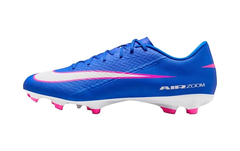 NIKE Chaussures de football ZM Vapor 16 Academy FG/MG Bleu/Blanc, 46