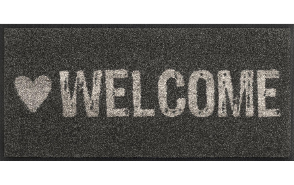 wash+dry Tapis de sol Bienvenue 35 x 75 cm