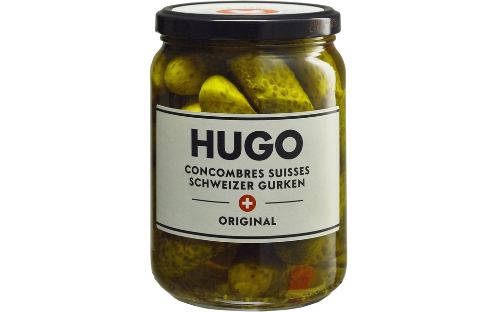 Hugo Reitzel Verre Concombres suisses 430 g