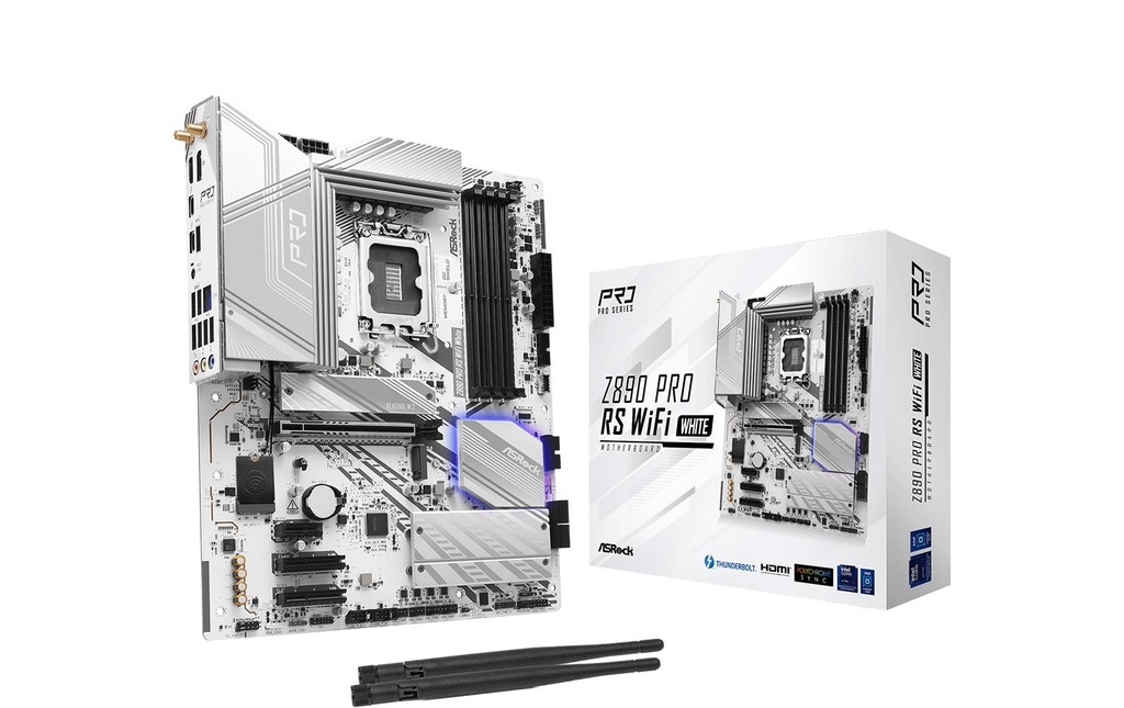 ASRock Carte mère Z890 Pro RS WiFi White