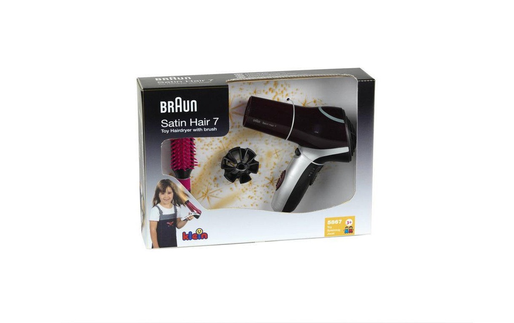 Klein-Toys Kits de coiffure BRAUN Sèche-cheveux et brosse