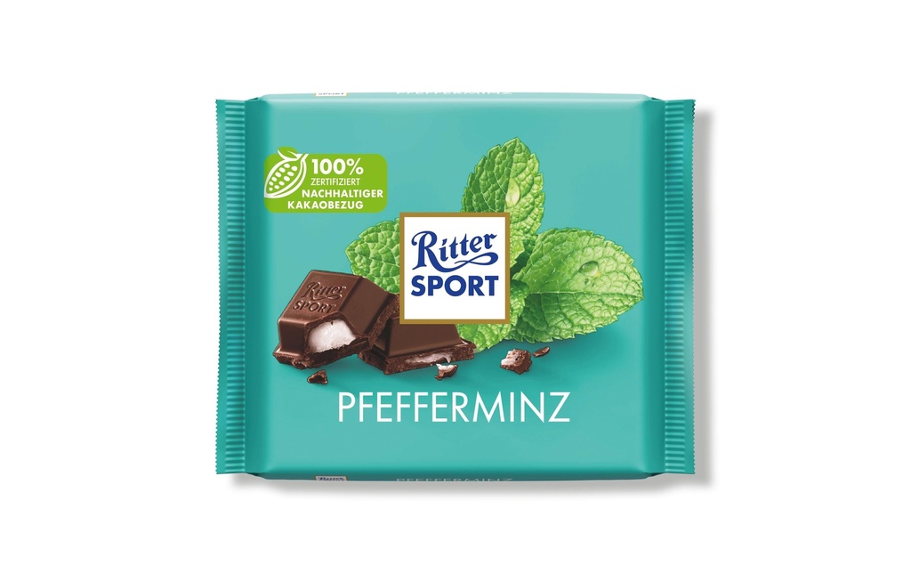Ritter Sport Chocolat Menthe poivrée 100 g