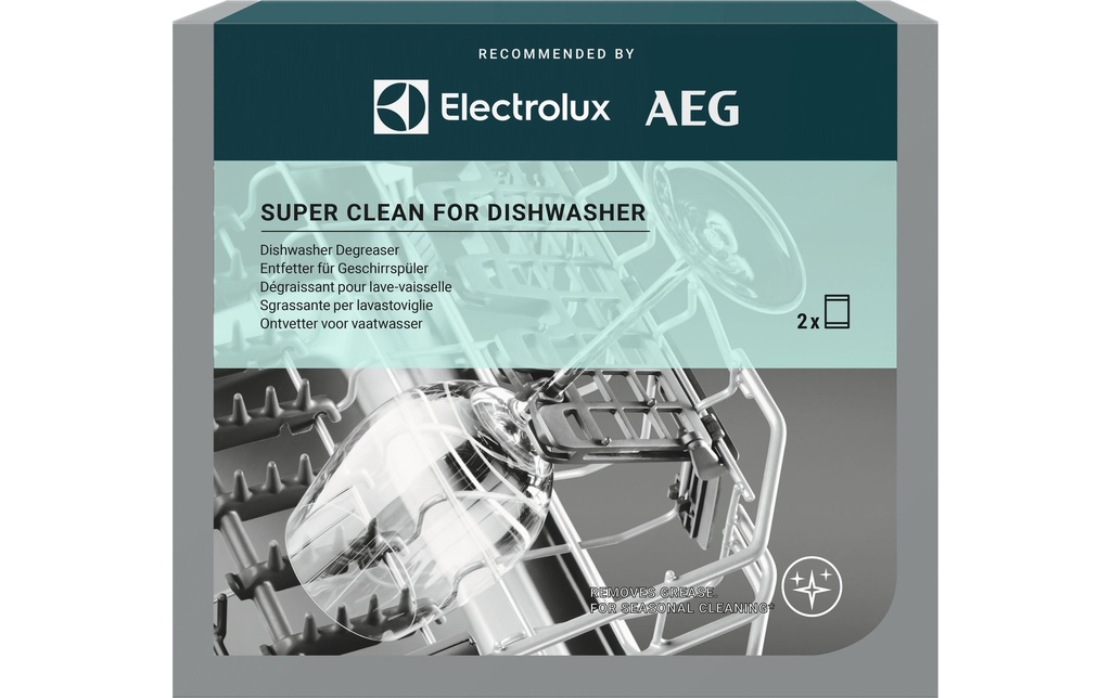 Electrolux Super Clean – Nettoyant en profondeur pour le lave-vaisselle 2 Pièce/s