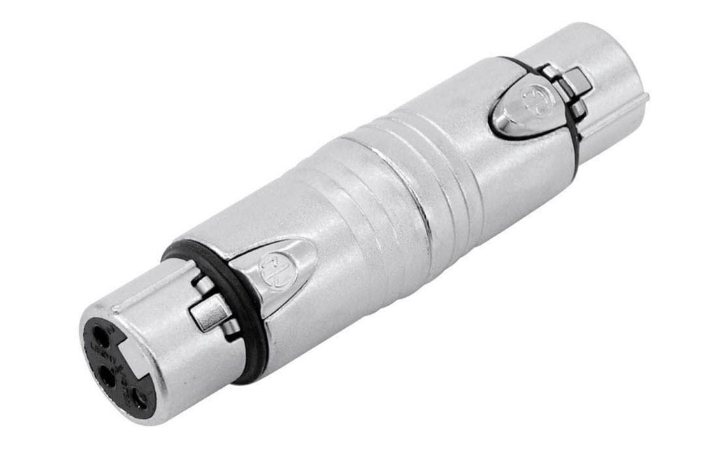 Neutrik Adaptateur audio NA3FF XLR 3 pôles, femelle - XLR 3 pôles, femelle
