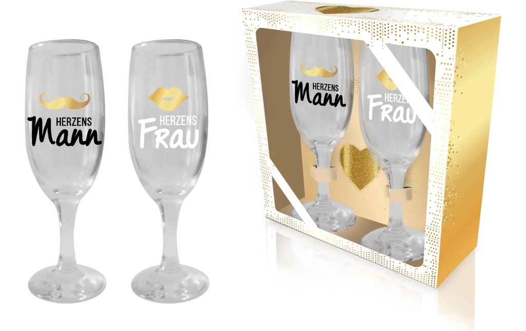 Trendcompany Flûtes à champagne Mariage