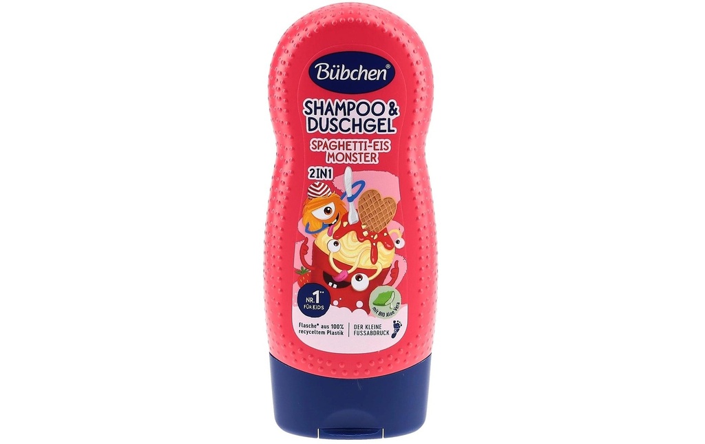 Bübchen Shampoing Kids 2in1 glace spaghetti monstre 230 ml
