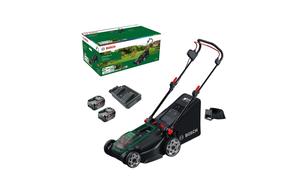 Bosch Tondeuse à gazon sans fil ROTAK18V2-43 Kit