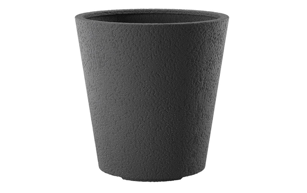 Esteras Pot de fleur Kent, 27 cm, Noir