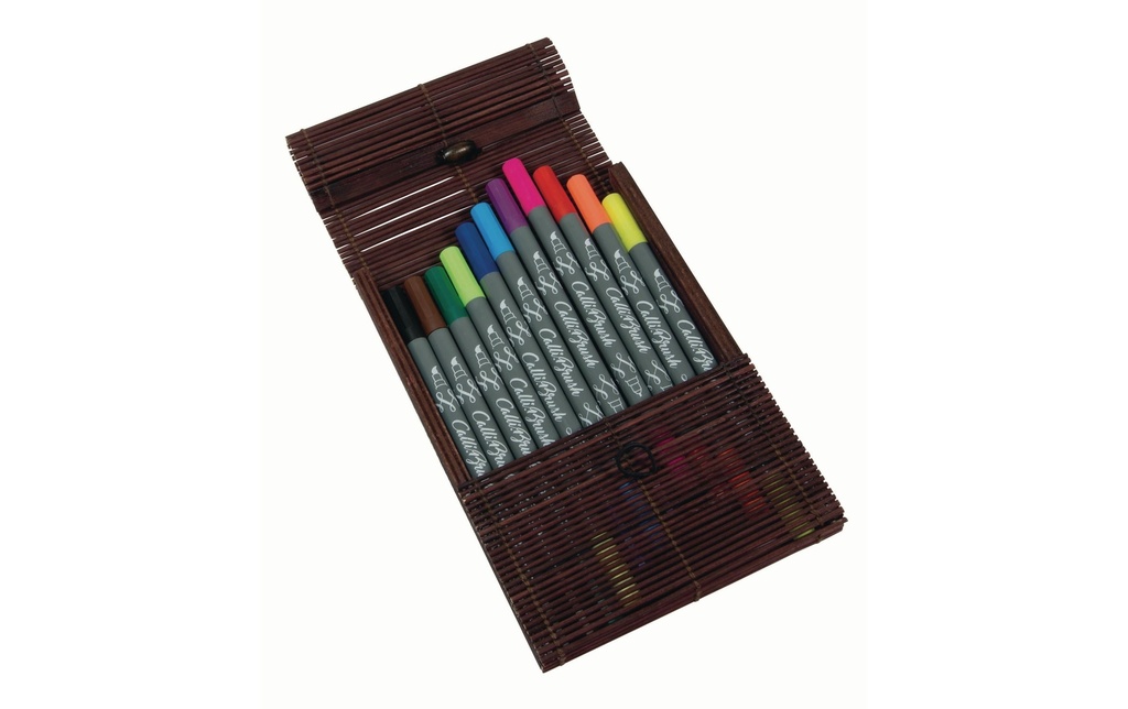 Online Brushpen Brosse à callibrer en boîte bamboo