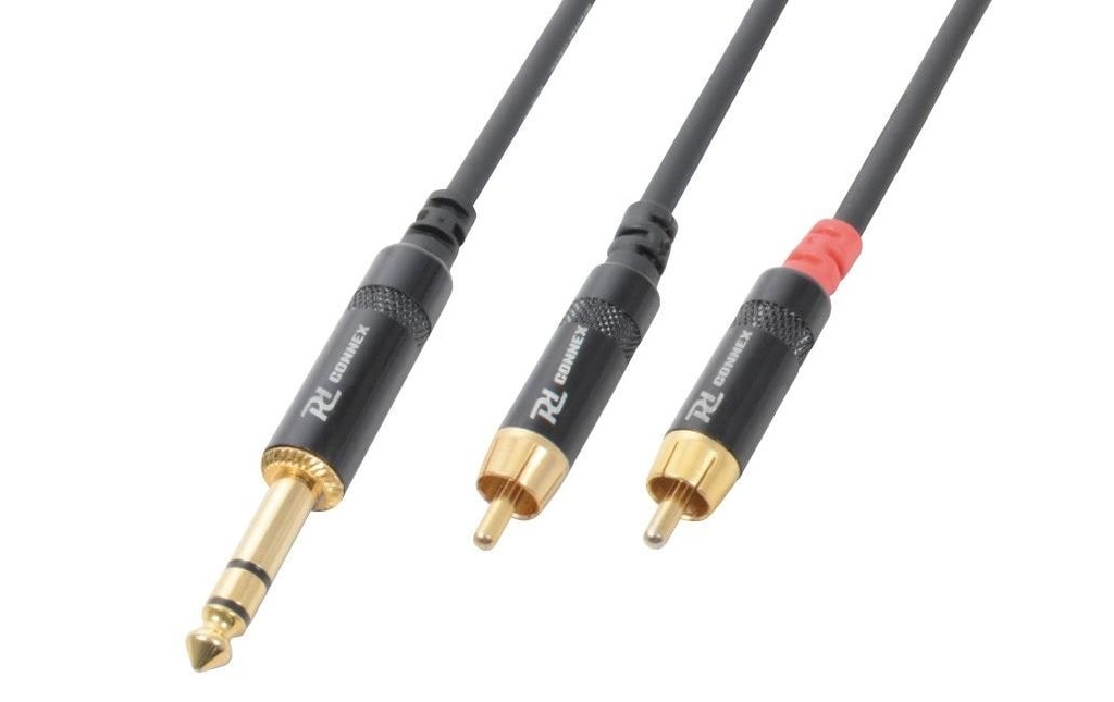 PD Connex CX84-1 jack 6.3 mm, mâle - Cinch 1.5 m