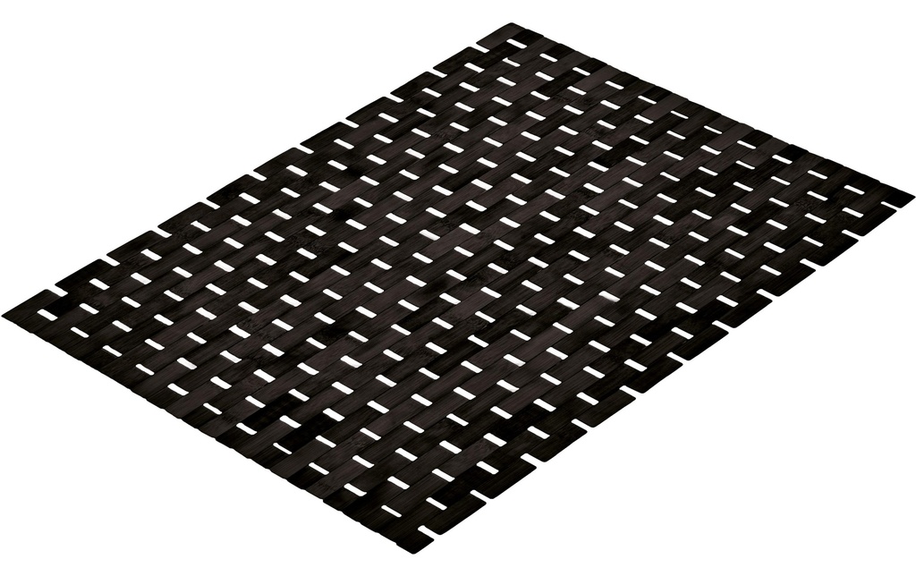 Kleine Wolke Tapis de bain Palito 50 x 70 cm, Noir