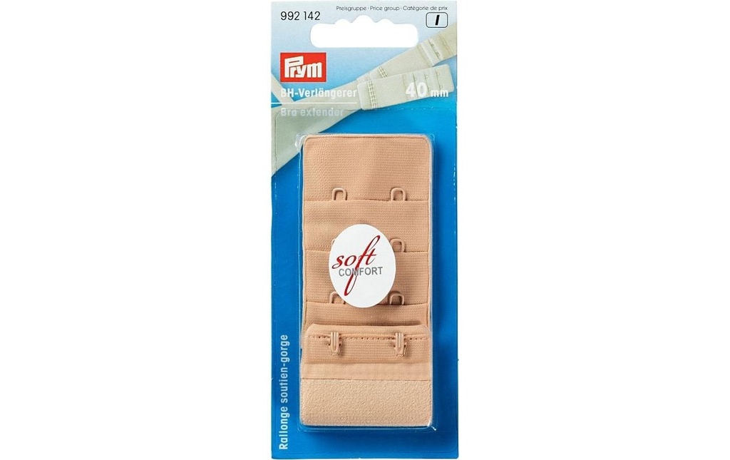 Prym Extension du soutien-gorge peau, 40 mm