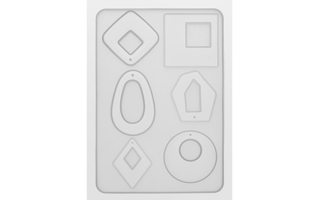 Glorex Forma en silicone 14.5 x 10 cm, 6 pièces, ornements