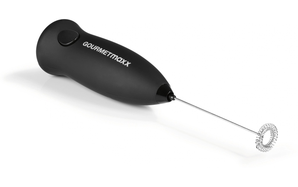 GOURMETmaxx Mousseur à lait Noir
