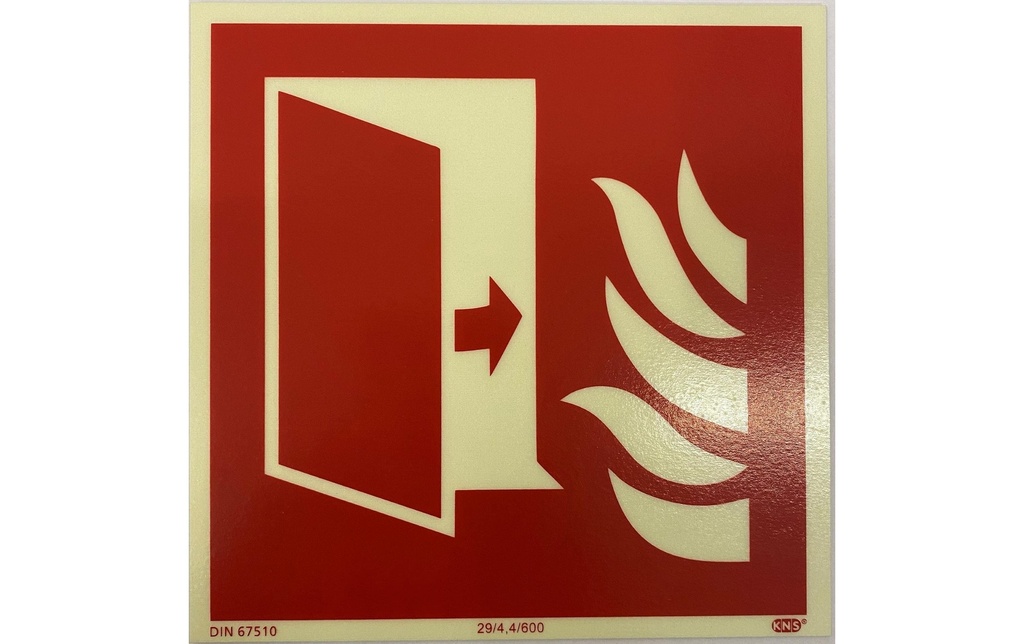 P.R.O. Porte coupe-feu – pictogramme 150 x 150 mm