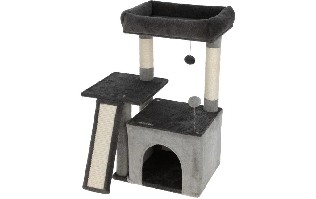 Kerbl Arbre à chat Rosalie Anthracite / gris, 42 x 34 x 76 cm