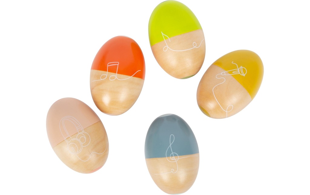 small foot Jouets musicaux Œufs musicaux «Groovy Beats»