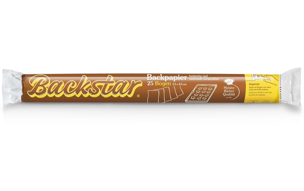 Backstar Papier de cuisson 25 Pièce/s