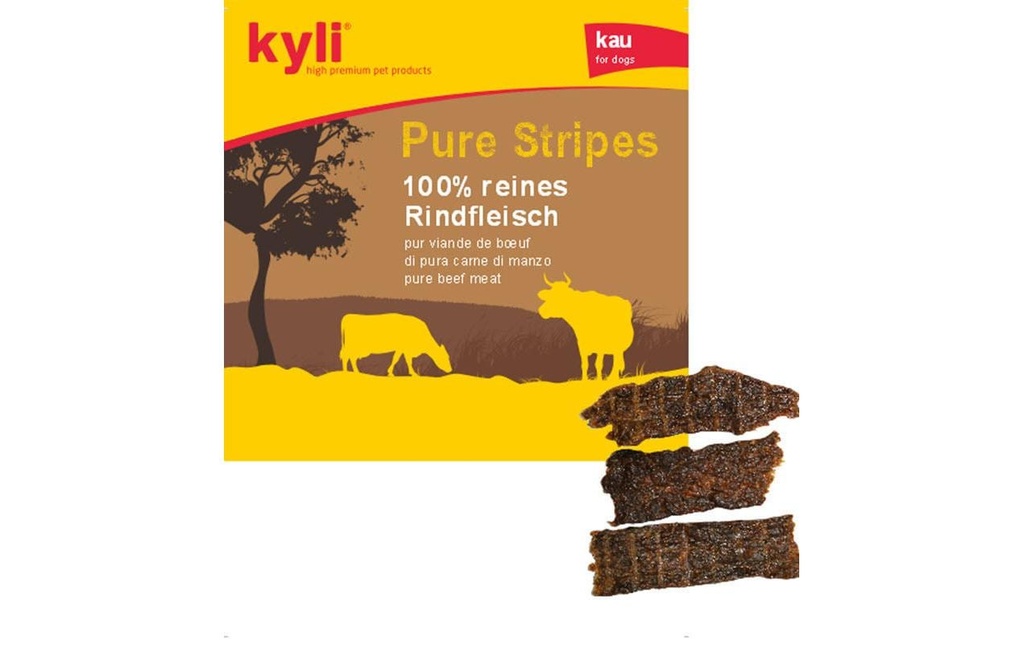 kyli Produit à mâcher  Pure Stripes Bœuf, 150 g