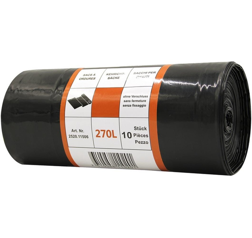 Weita Sac à ordures ménagères Venardo 270 l, 10 Pièce/s