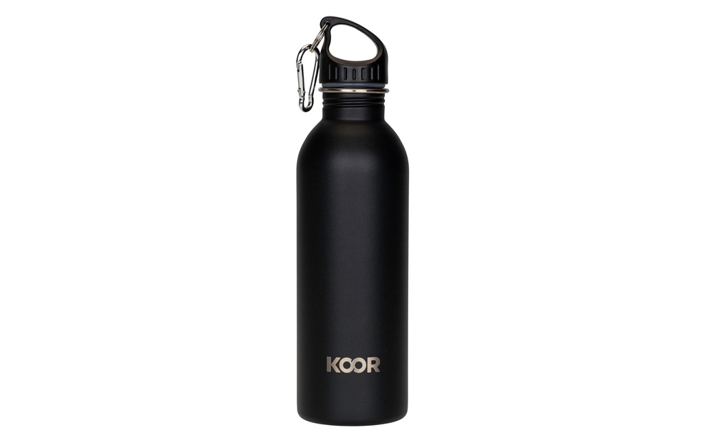 KOOR Gourde Nero Hiking 1 L