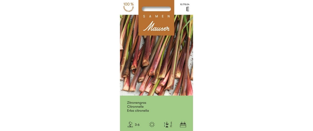 Samen Mauser Semence citronnelle