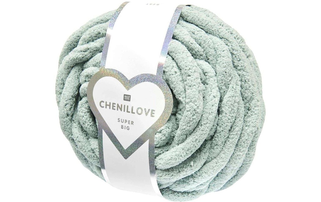 Rico Design Laine Chenillove Super Big 300 g, Vert sauge