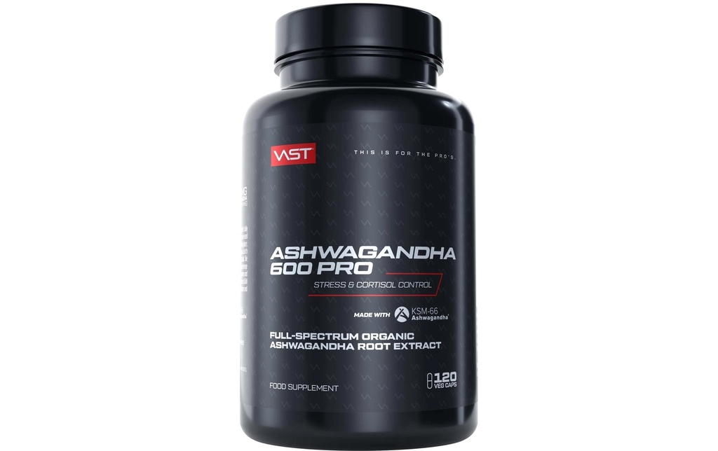 VAST Capsules Ashwagandha 600 Pro 120 gélules