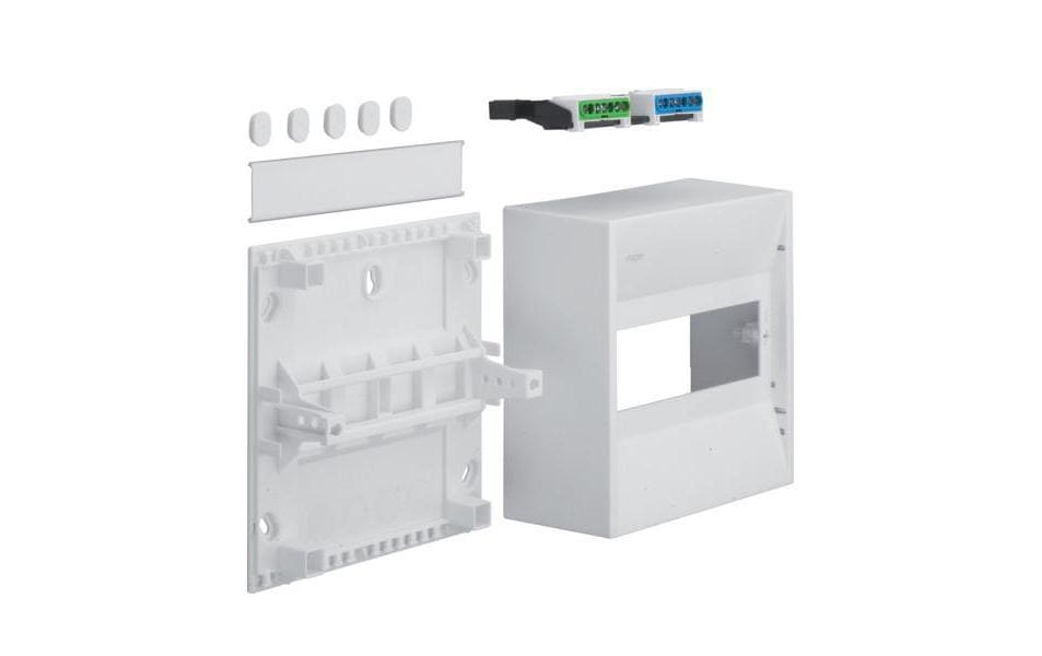 Hager Coffret électrique Gamma, 8PLE IP30 1xPE 1xN