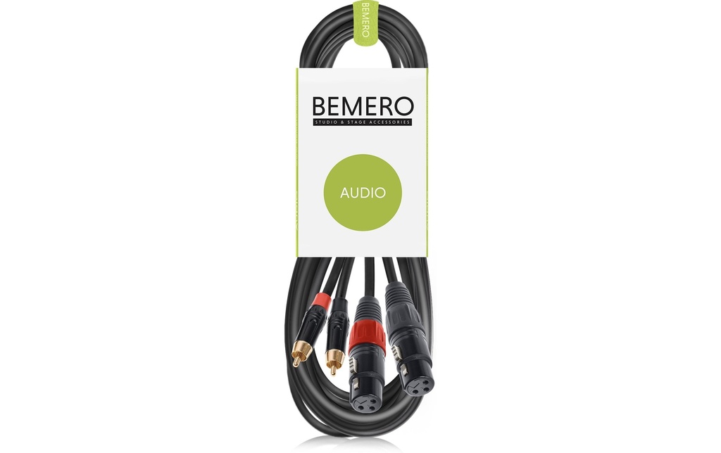 Bemero Câble de connexion audio BAC2544-300BK Noir