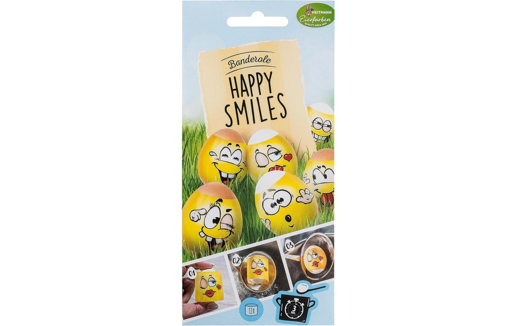 Brauns Heitmann Banderole Happy Smiles 12 pièces