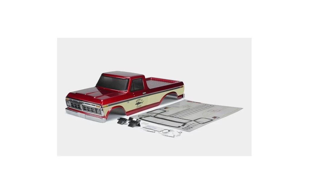 Hobbytech Carrosserie Ford F-150 1976 Rouge, 1:10