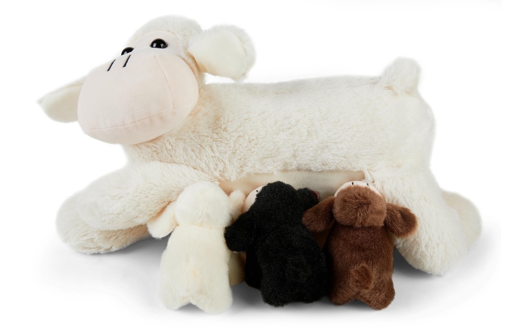Mamanimals Animal en peluche Mama Sheep & Babies 25 cm
