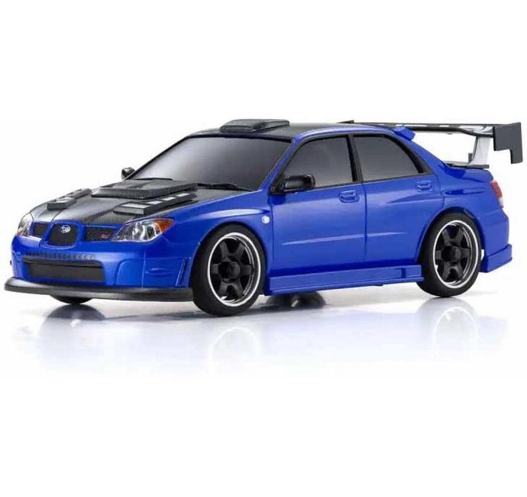 Kyosho Mini Z Subaru Impreza WRX Aero, bleu 1:27 Readyset