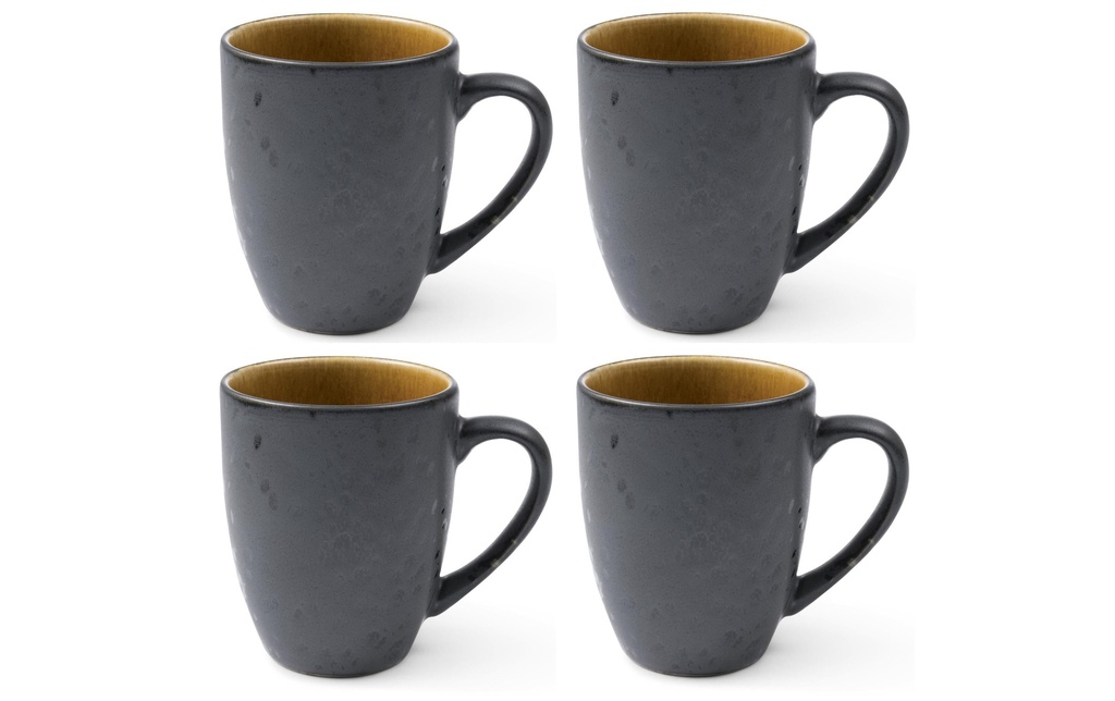 Bitz Tasse à café 300 ml, 4 Pièce/s, Gris/Brun clair