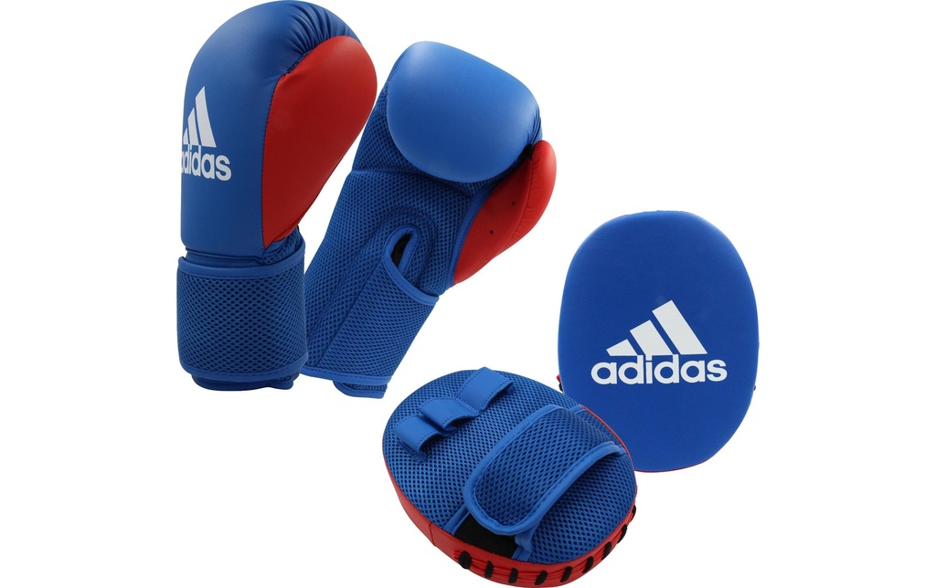 adidas Kits de boxe Kids Kit 2 bleu/rouge