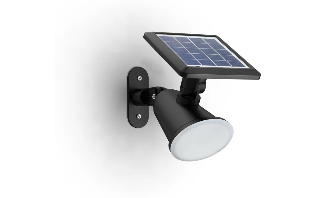 Philips Solar Jivix lampe spot murale, capteur de lumière, 2700K, noir