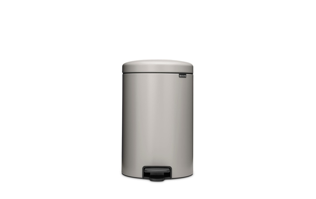 Brabantia Poubelle à pédale NewIcon 20 l, Soft Grey