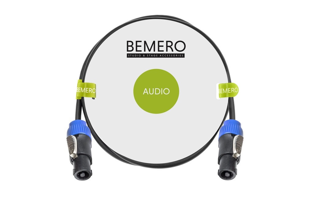 Bemero Câble de haut-parleurs SpeakON – SpeakON 2x 1.5mm² 2 m