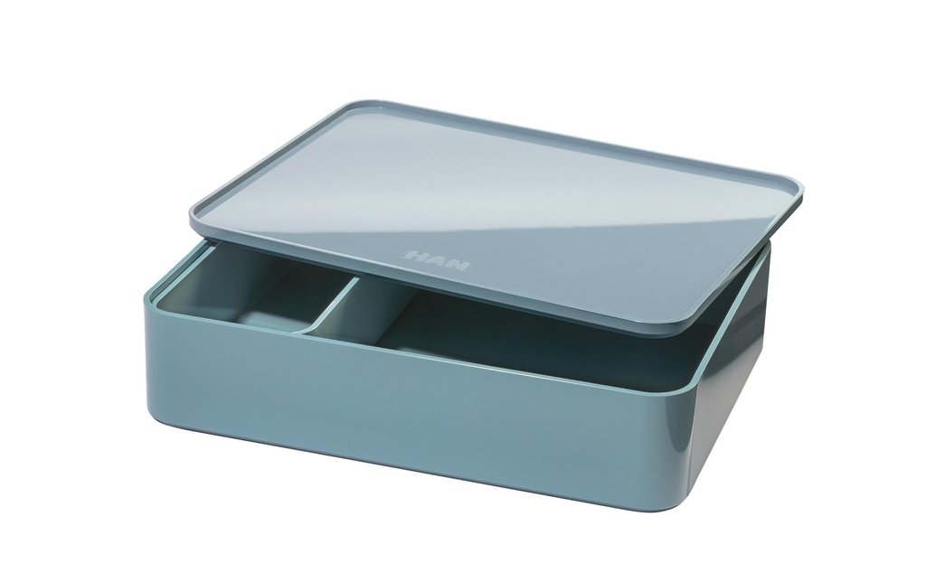 HAN Boîte à tiroirs Bleu