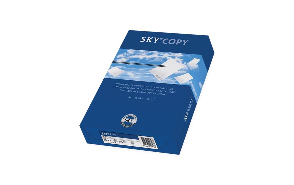 Sky Papier pour photocopie A4, Blanc, 80 g/m², 500 Feuille