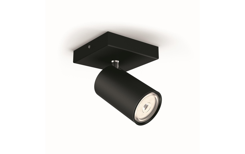 Philips Spot encastré Kosipo GU10, 5.5W, noir