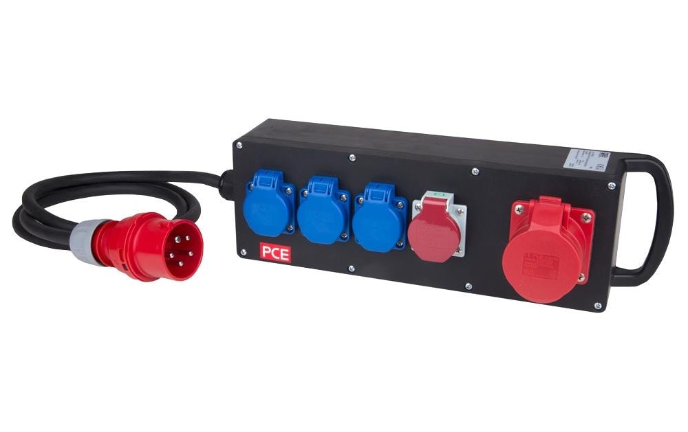 Spälti AG Barrette de connecteurs industrielle CEE16/5, 3x T23, T25