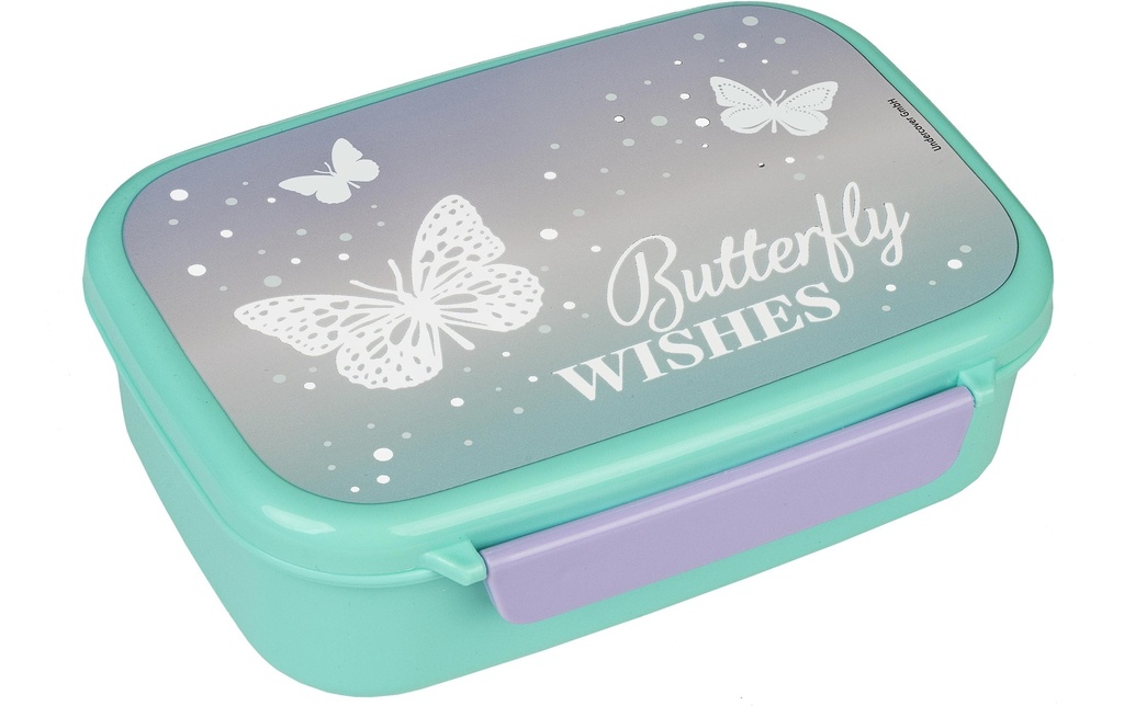 Scooli Boîte casse-croûte Papillon Violet/Turquoise