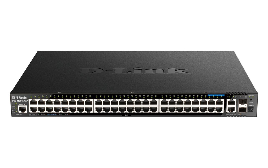D-Link PoE+ Switch DGS-1520-52MP/E 52 ports
