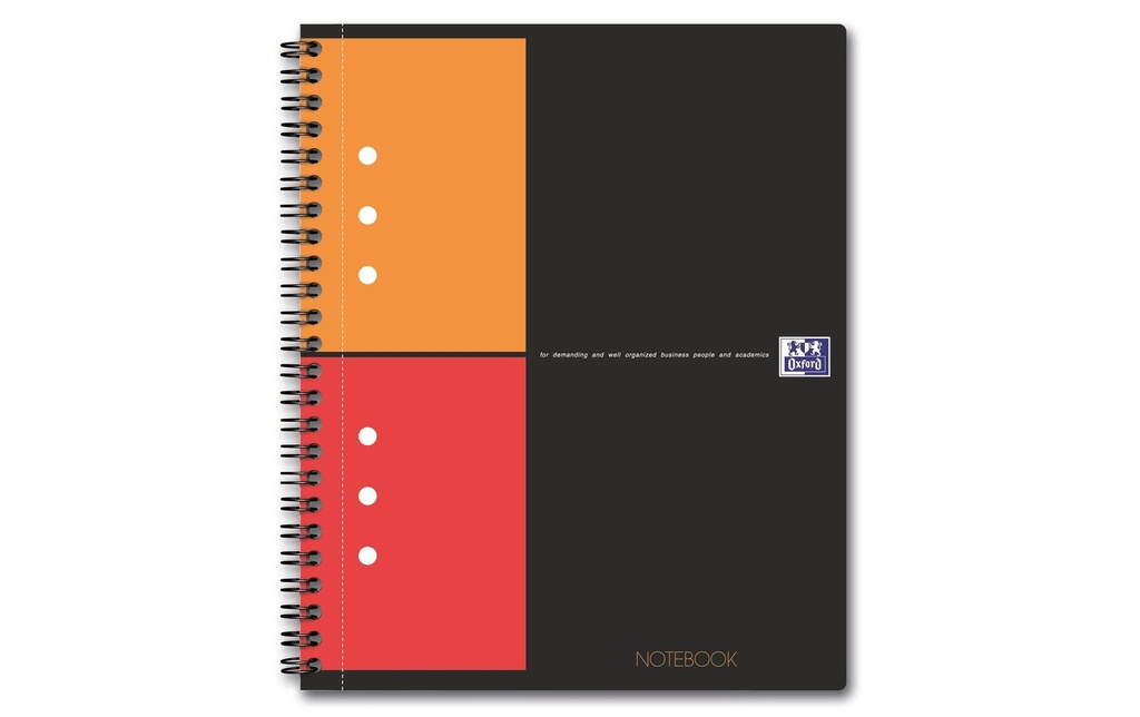 OXFORD Notebook A5+ 5mm quadr. gris (160 pces)