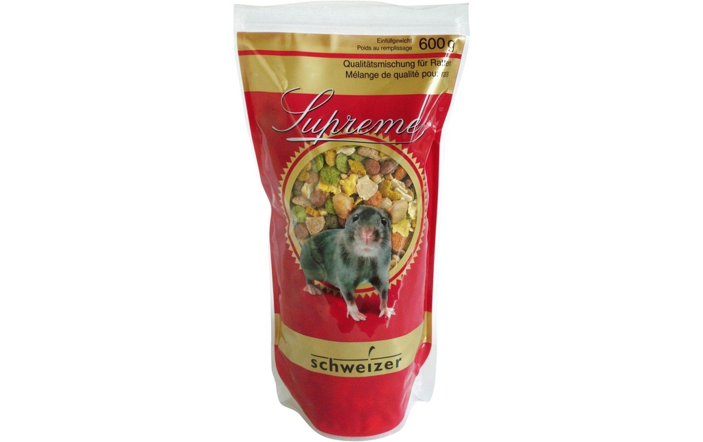 Eric Schweizer Nourriture de base Supreme pour les rats, 600 g