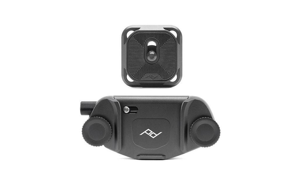 Peak Design Courroie d’Appareils photo Capture Clip & Plate noires
