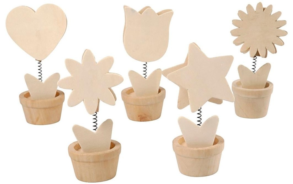 Creativ Company Article en bois Porte-note 10 pièces